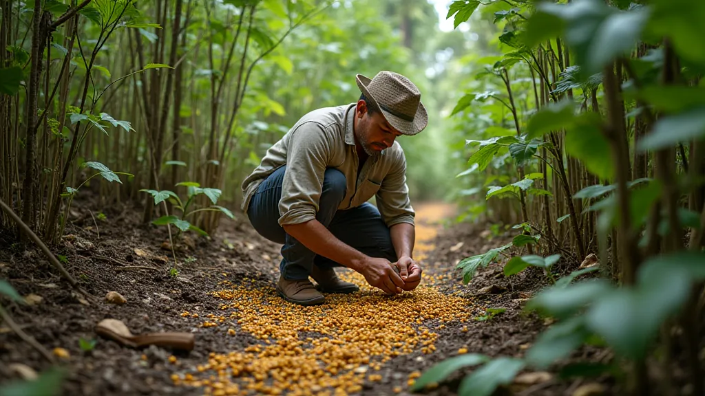 Totonac people harvesting vanilla beans