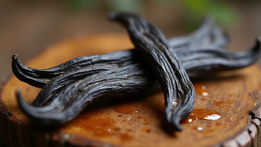 Vanilla beans curing